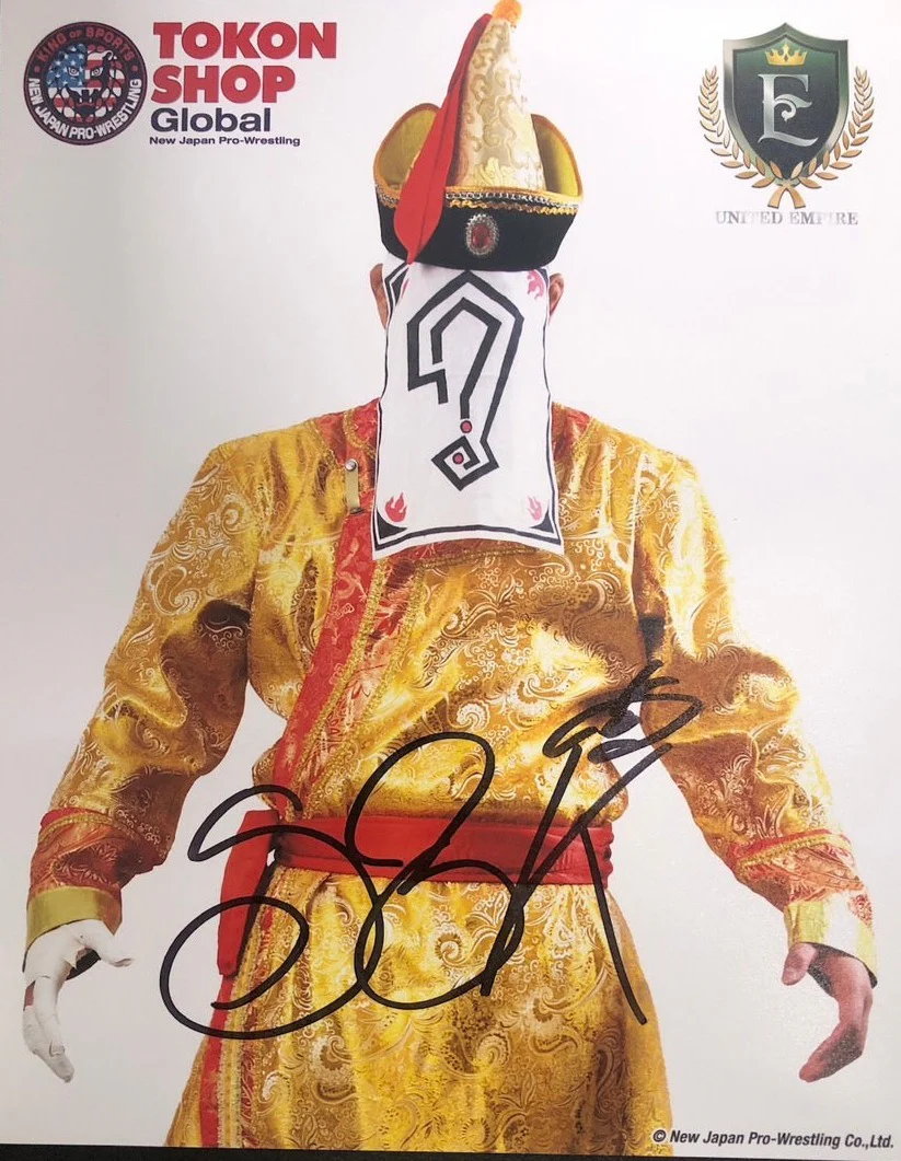 Autographed Great-O-Khan Portrait 2022 04 United Empire logo - Image 2