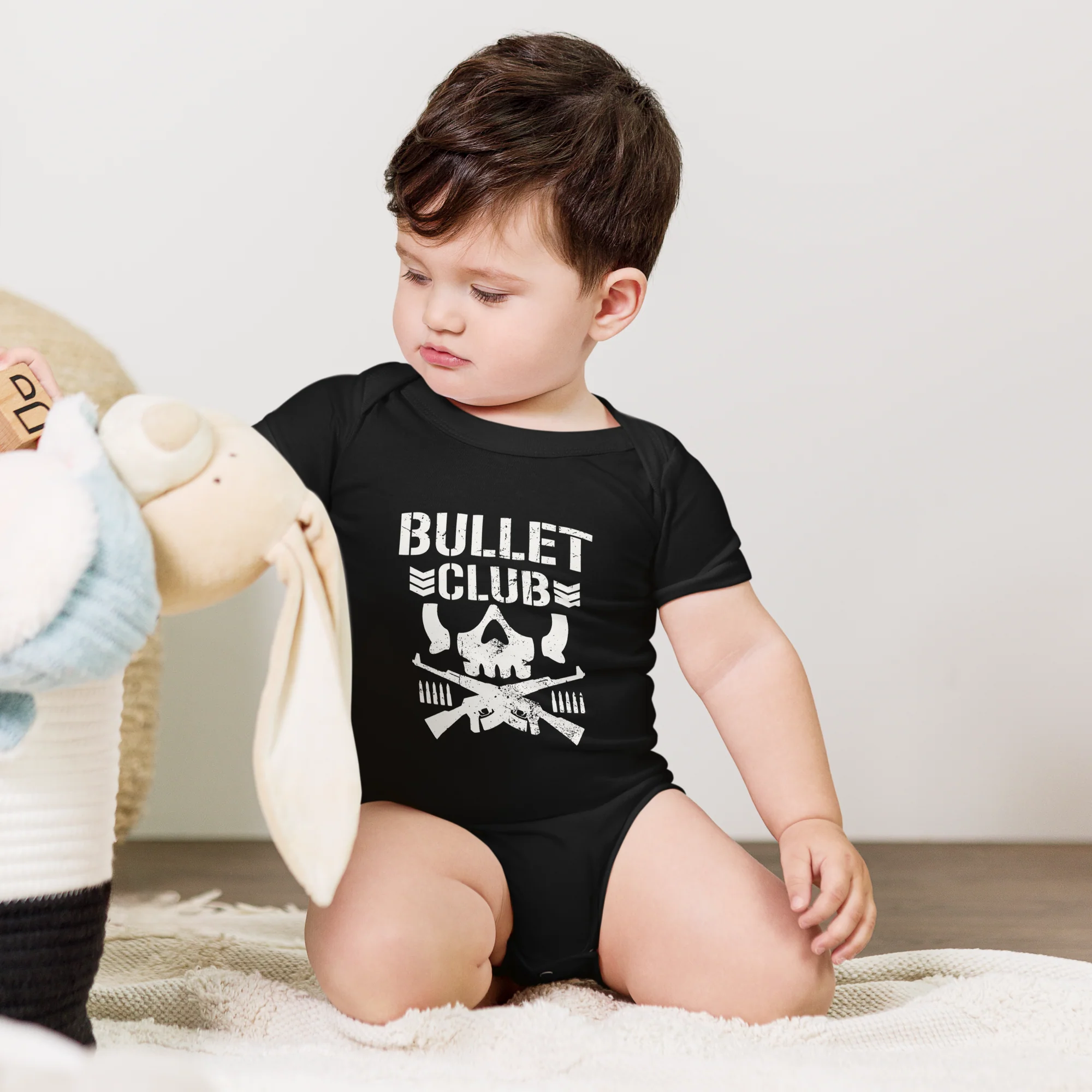 BULLET CLUB Baby short sleeve one piece - Image 10