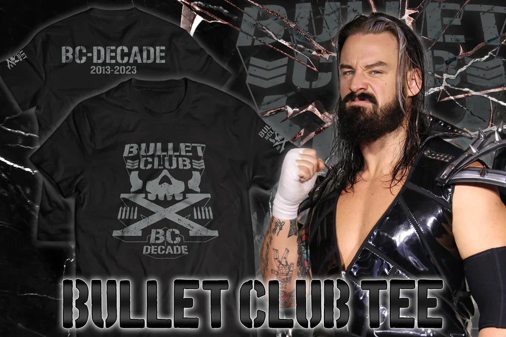 Bullet Club Decade T-Shirt (Silver and Black) - Image 3