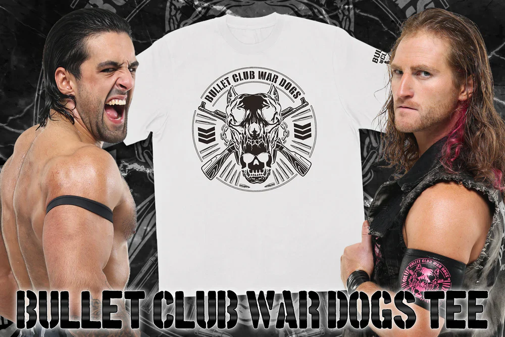 Bullet Club War Dogs T-Shirt (White) - Image 2
