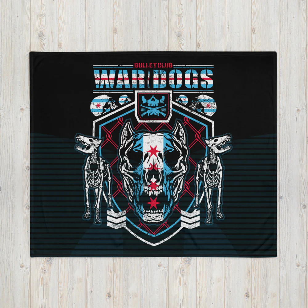 BULLET CLUB WAR DOGS Throw Blanket -Chicago ver.- - Image 3