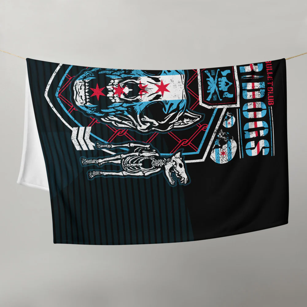 BULLET CLUB WAR DOGS Throw Blanket -Chicago ver.- - Image 4