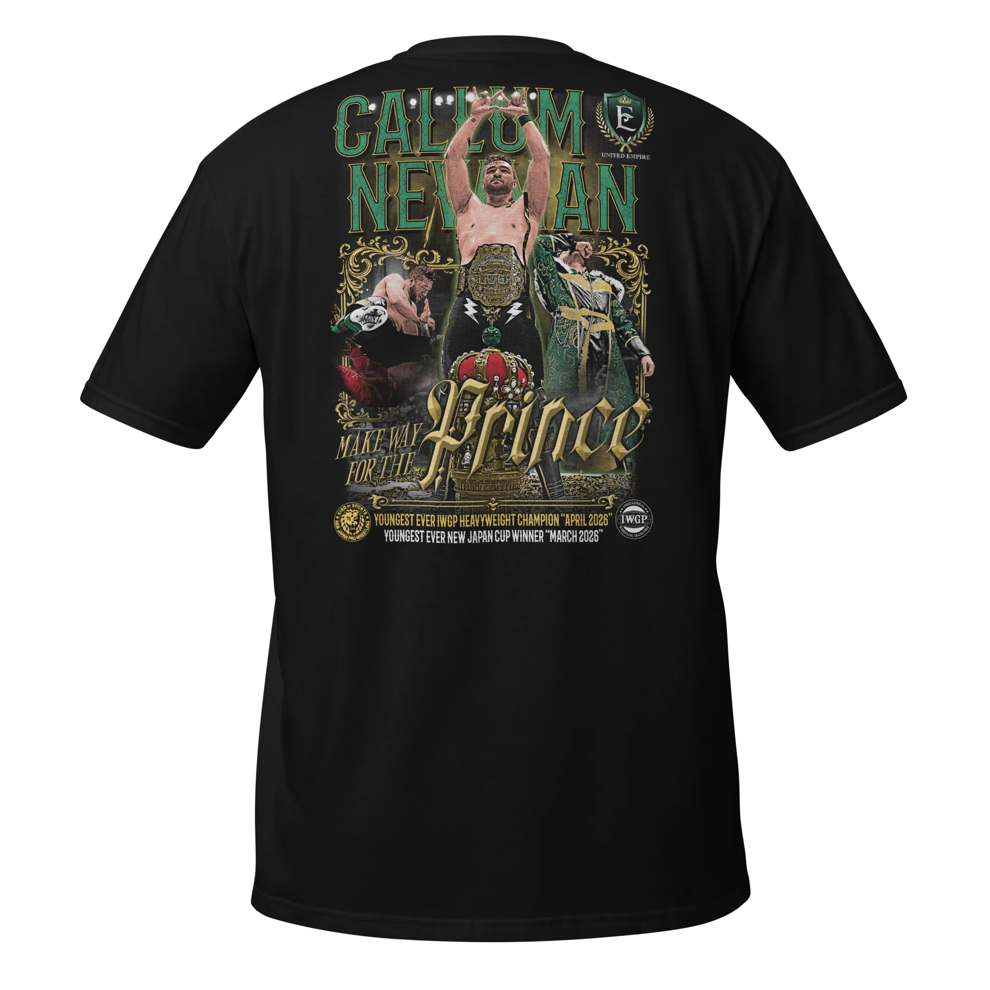 Callum Newman - 88th IWGP Heavyweight Champion T-shirt - Image 2