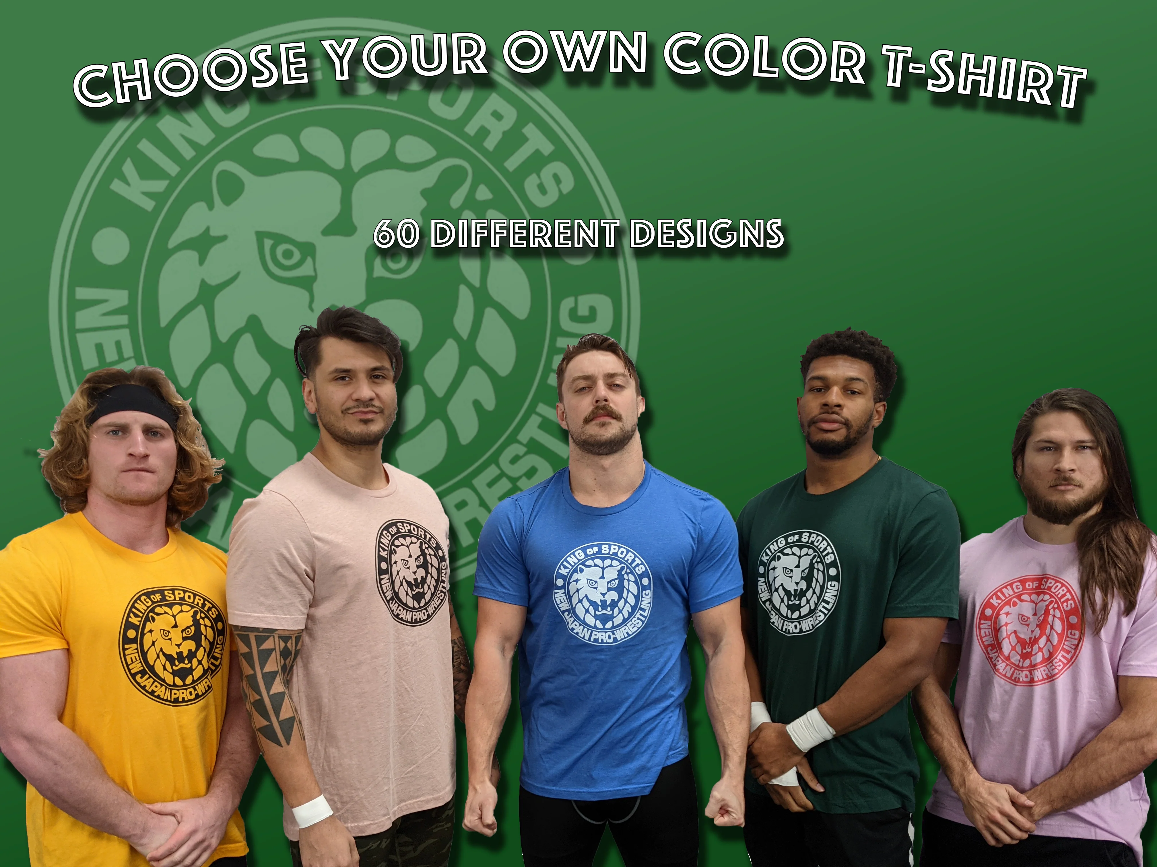 Choose your own color Lion Mark T-Shirt (Black Logo) - Image 7