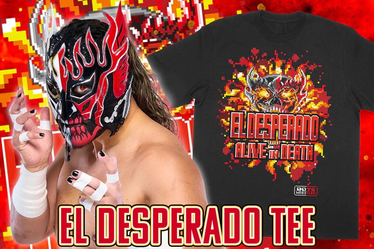 El Desperado - dotswrestler Alive in Death T-Shirt - Image 2
