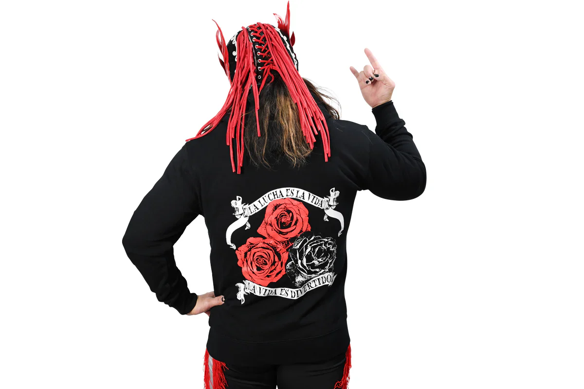 El Desperado - La Lucha es la Vida Zip-up Hoodie - Image 4
