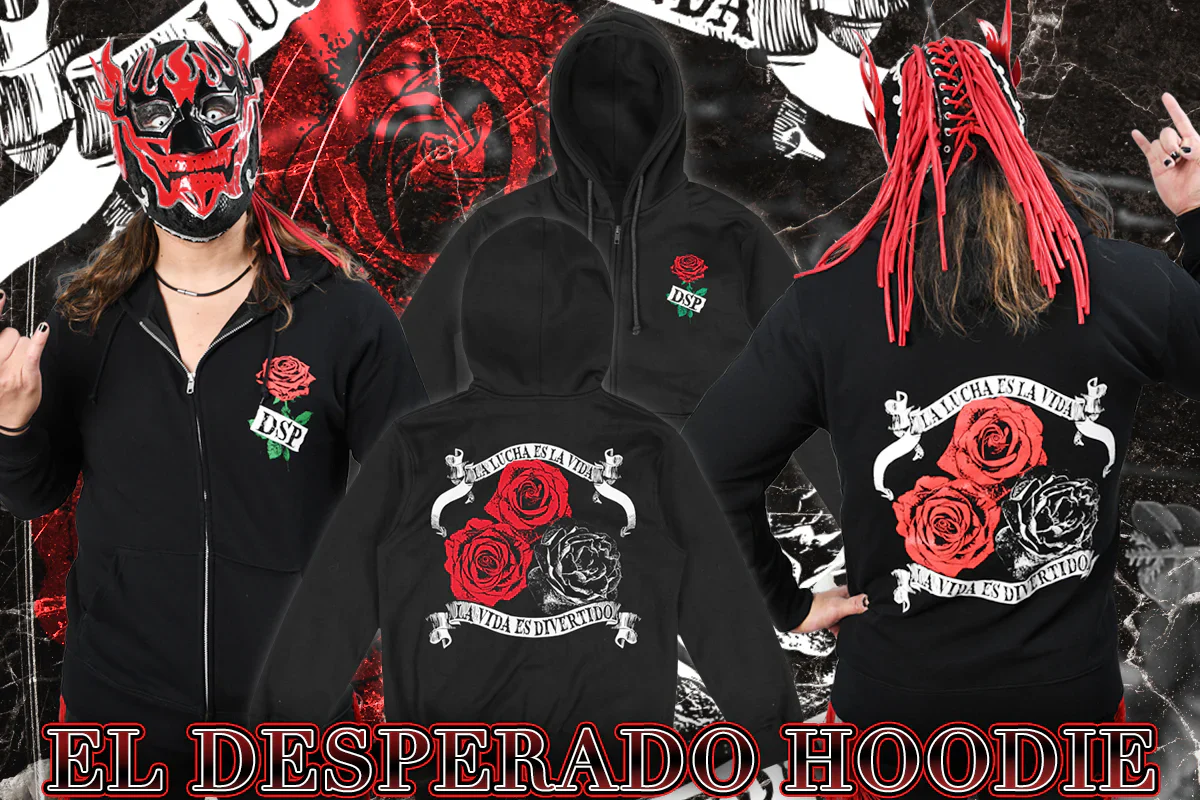 El Desperado - La Lucha es la Vida Zip-up Hoodie - Image 5