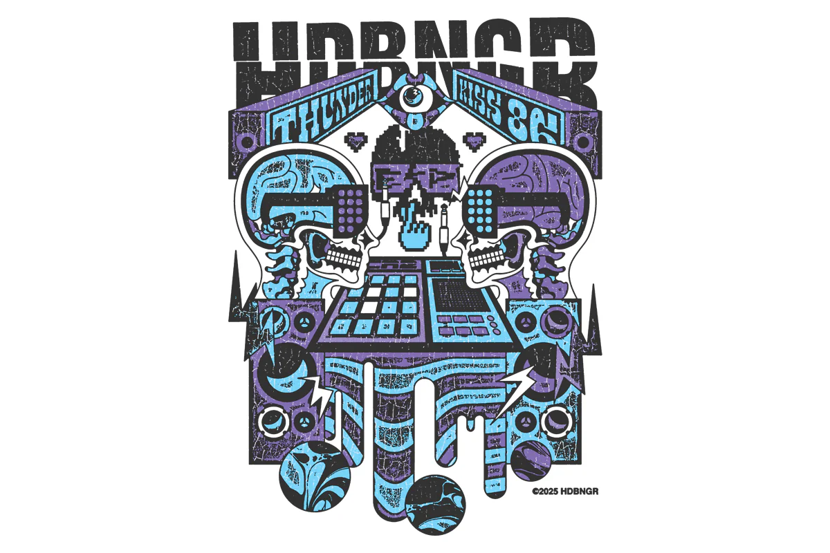 El Phantasmo - HDBNGR Illustration T-Shirt - Image 4