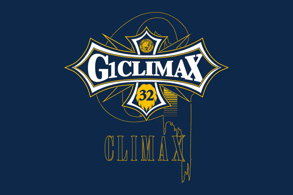 G1 Climax 32 T-Shirt (Navy) - Image 3