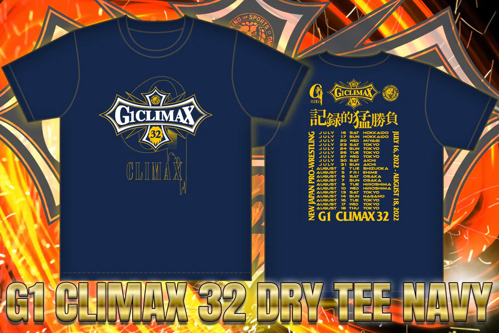 G1 Climax 32 T-Shirt (Navy) - Image 5