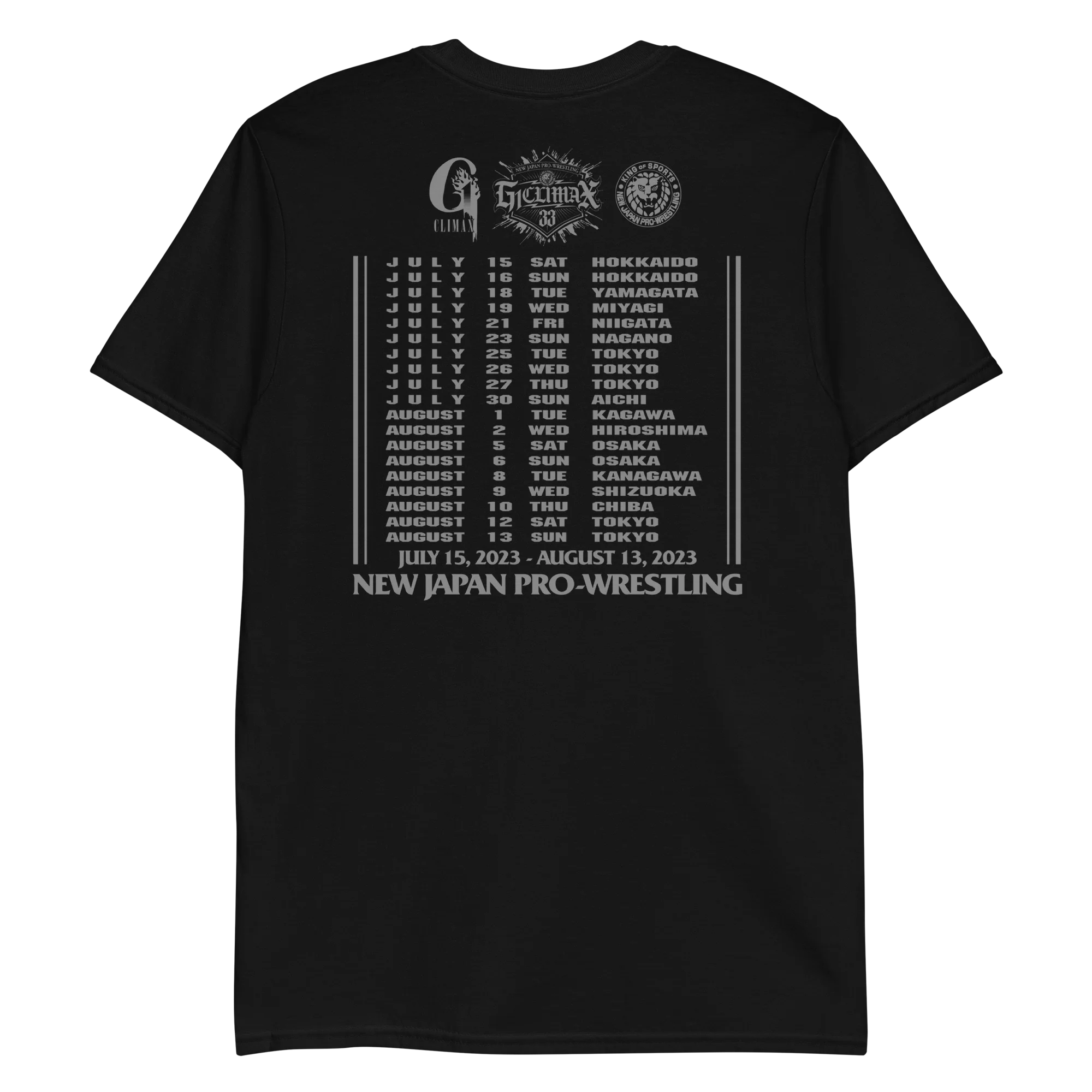 G1 Climax 33 T-Shirt - Image 2