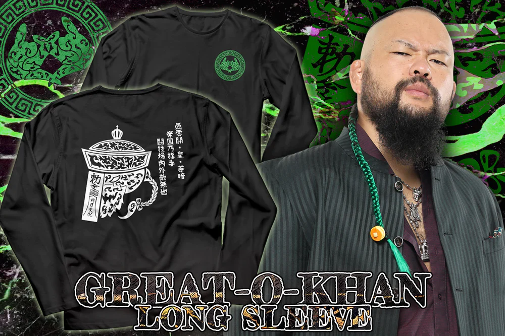 Great O-Khan - Drawn Khan 6 Long Sleeve Shirt - Image 3