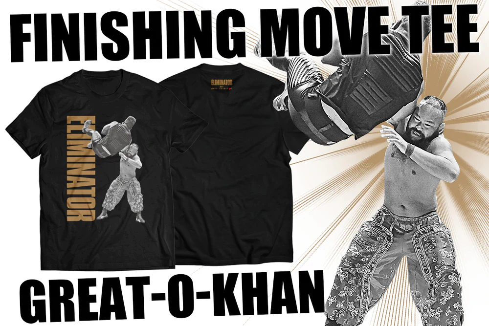 Great O-Khan Finishing move Tee - Image 3