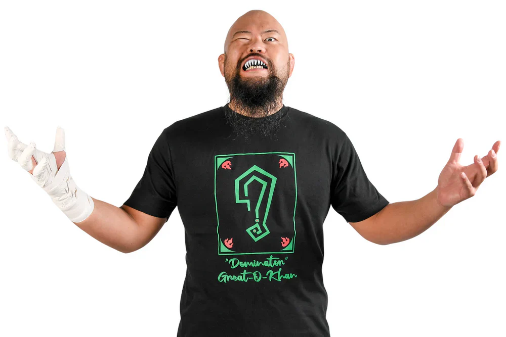 Great O-Khan - Green Logo T-Shirt - Image 3