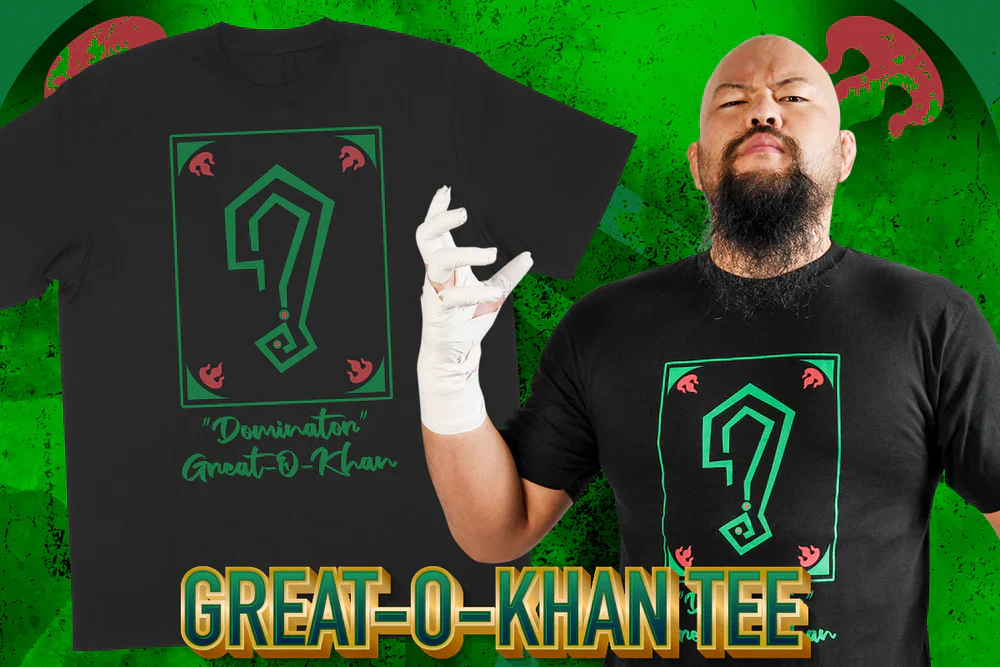 Great O-Khan - Green Logo T-Shirt - Image 5