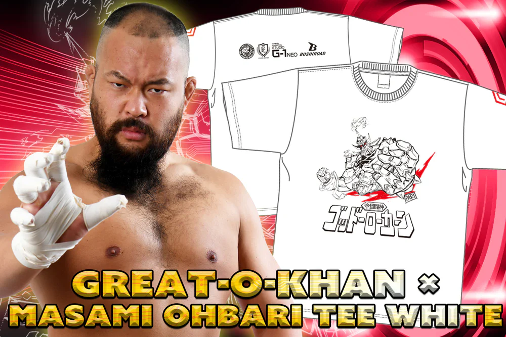 Great O-Khan x Masami Ohbari - NJPW Robotization T-shirt - Image 5