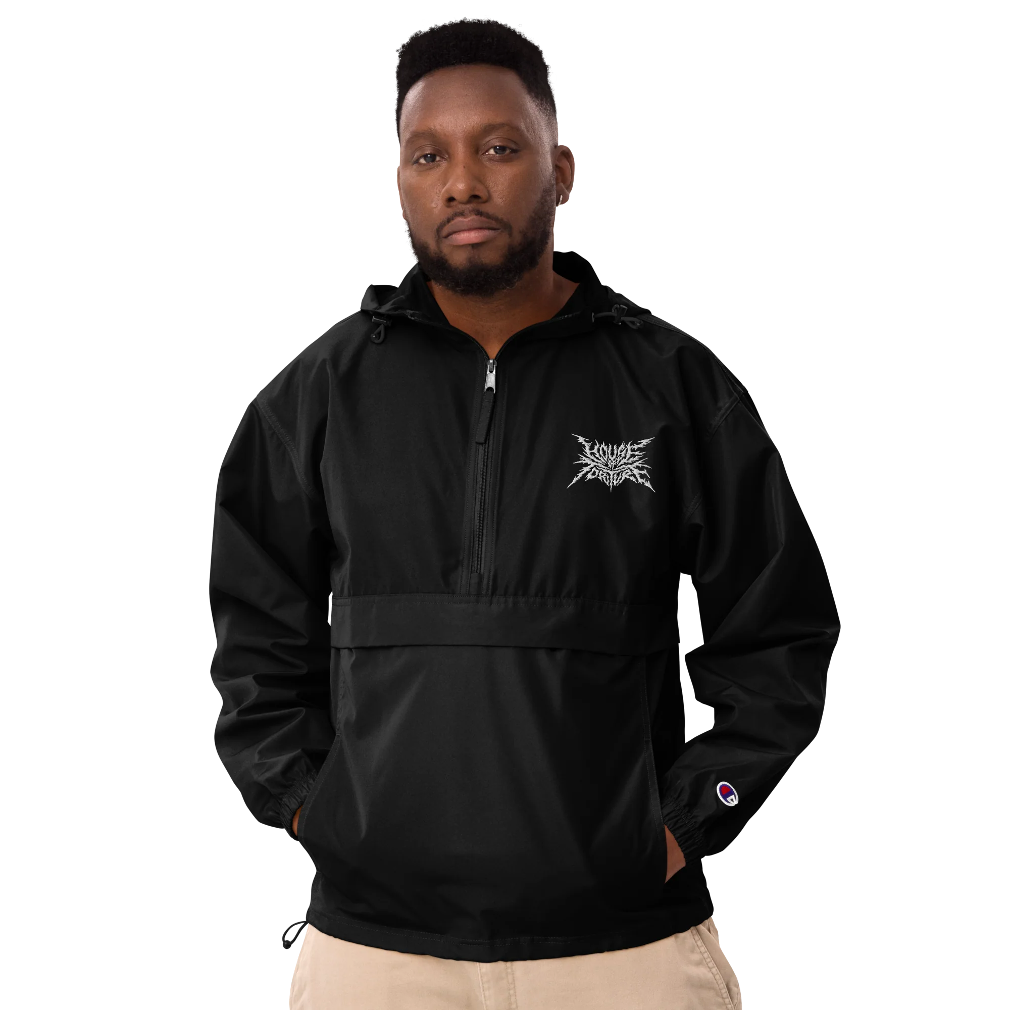 House of Torture Embroidered Champion Packable Jacket - Image 7