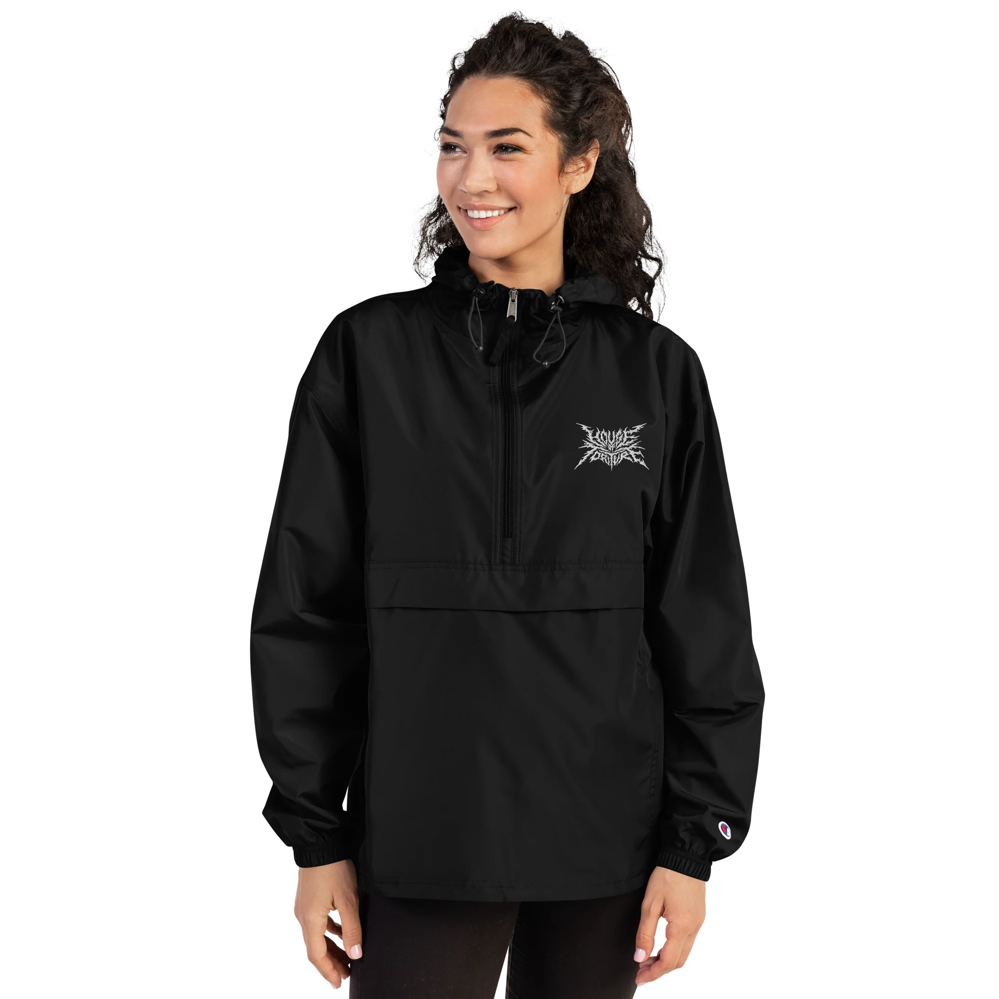 House of Torture Embroidered Champion Packable Jacket - Image 8