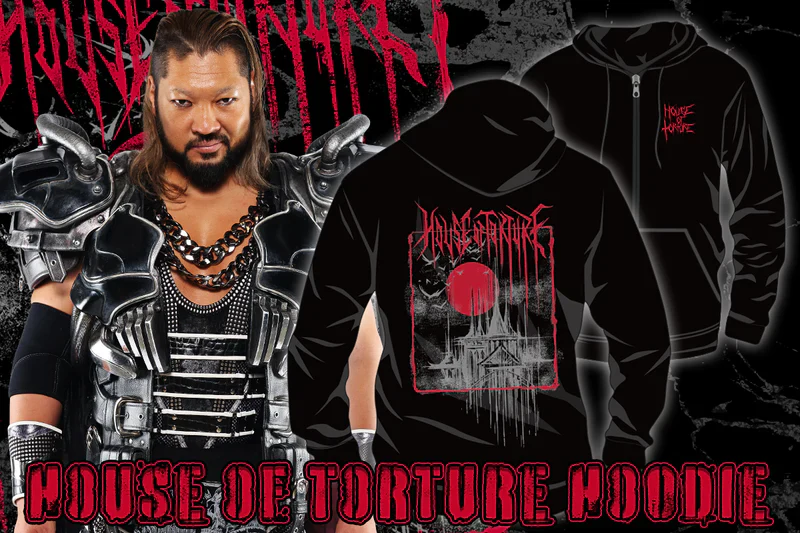 House of Torture - Red Moon Hoodie - Image 3