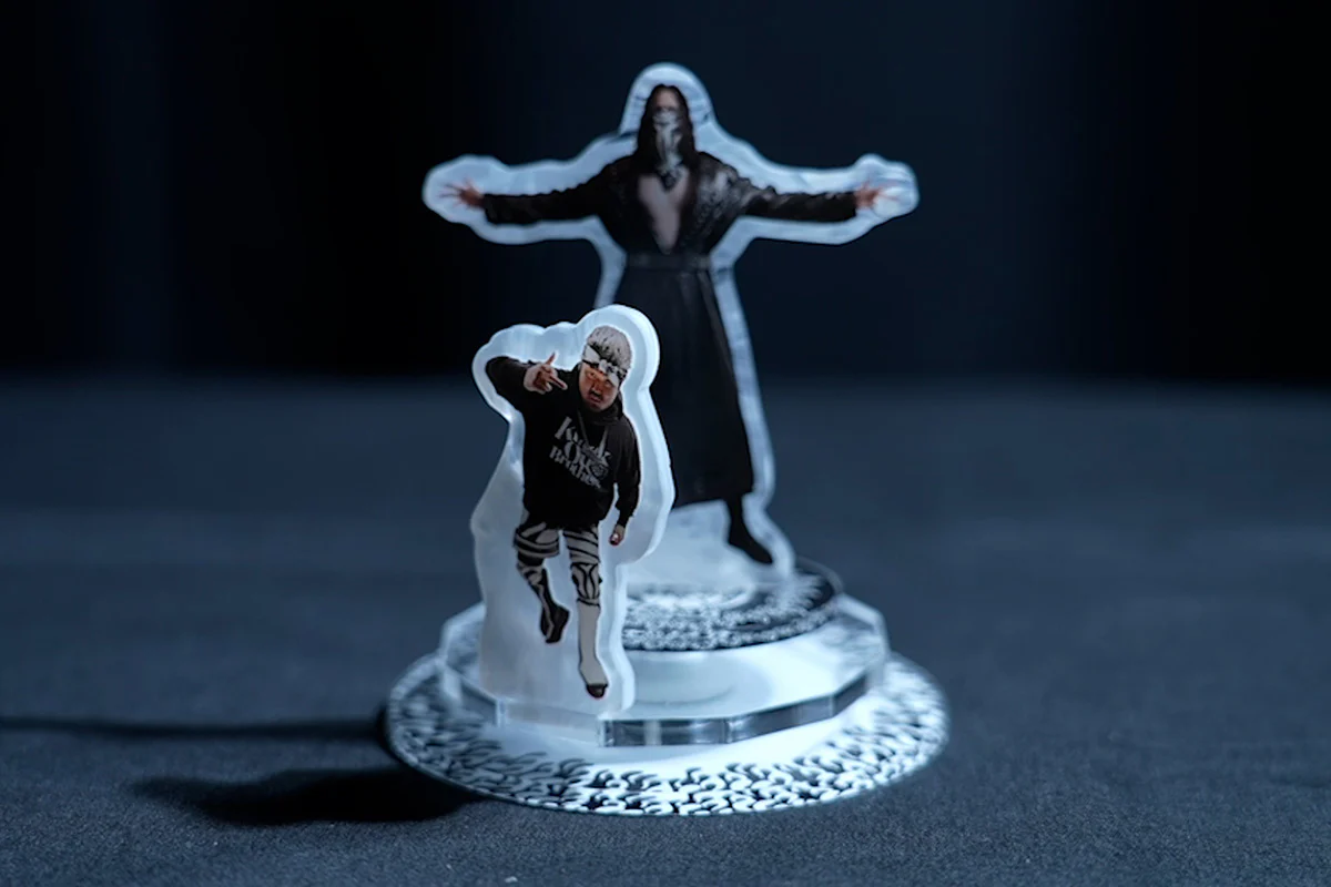 Knock Out Brothers Spinning Acrylic Stand - Image 4