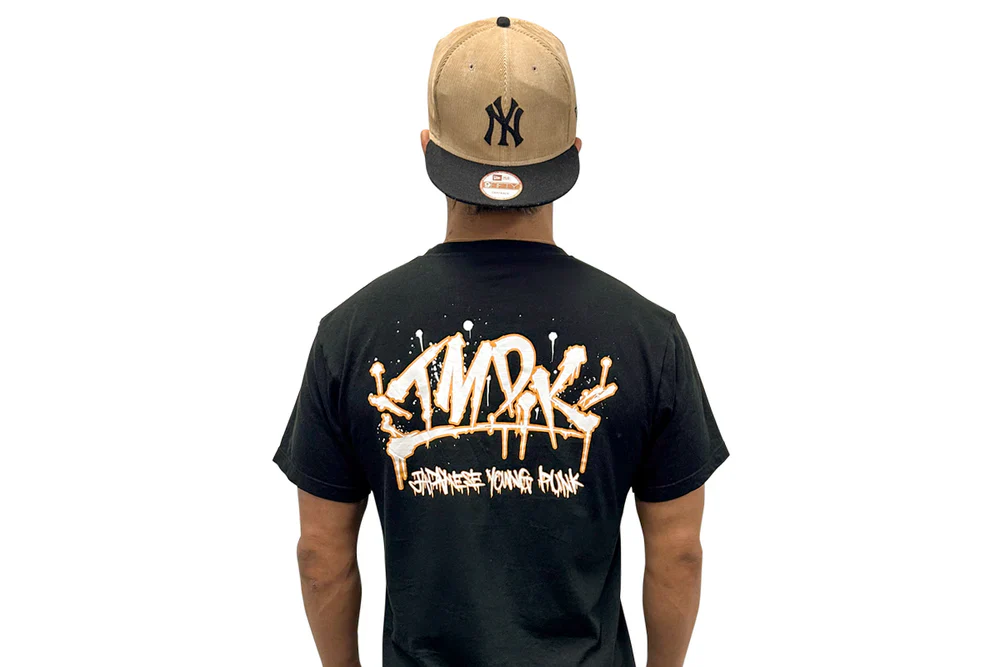 Kosei Fujita × Racquer freaks/SHAKU T-Shirt (Black) - Image 4