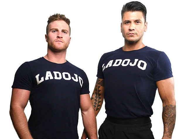 LA Dojo T-Shirt (Navy / white) - Image 3