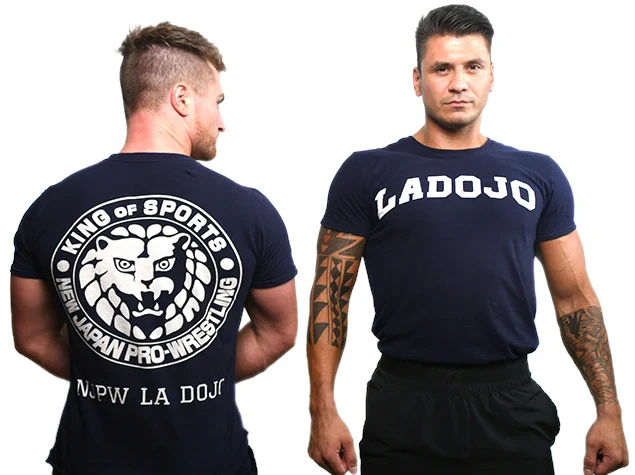LA Dojo T-Shirt (Navy / white) - Image 4