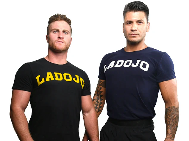 LA Dojo T-Shirt (Navy / white) - Image 5