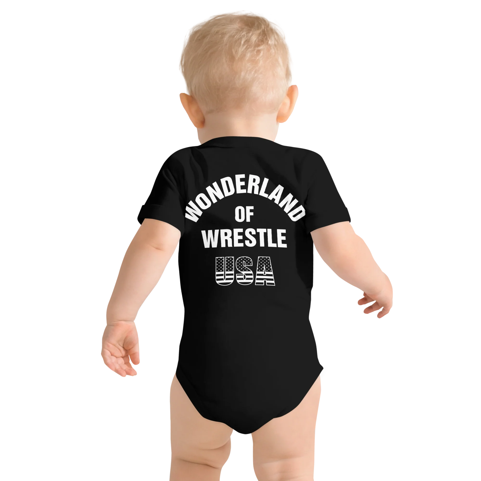 Lion Mark Baby short sleeve one piece (Blue&White) - Image 10