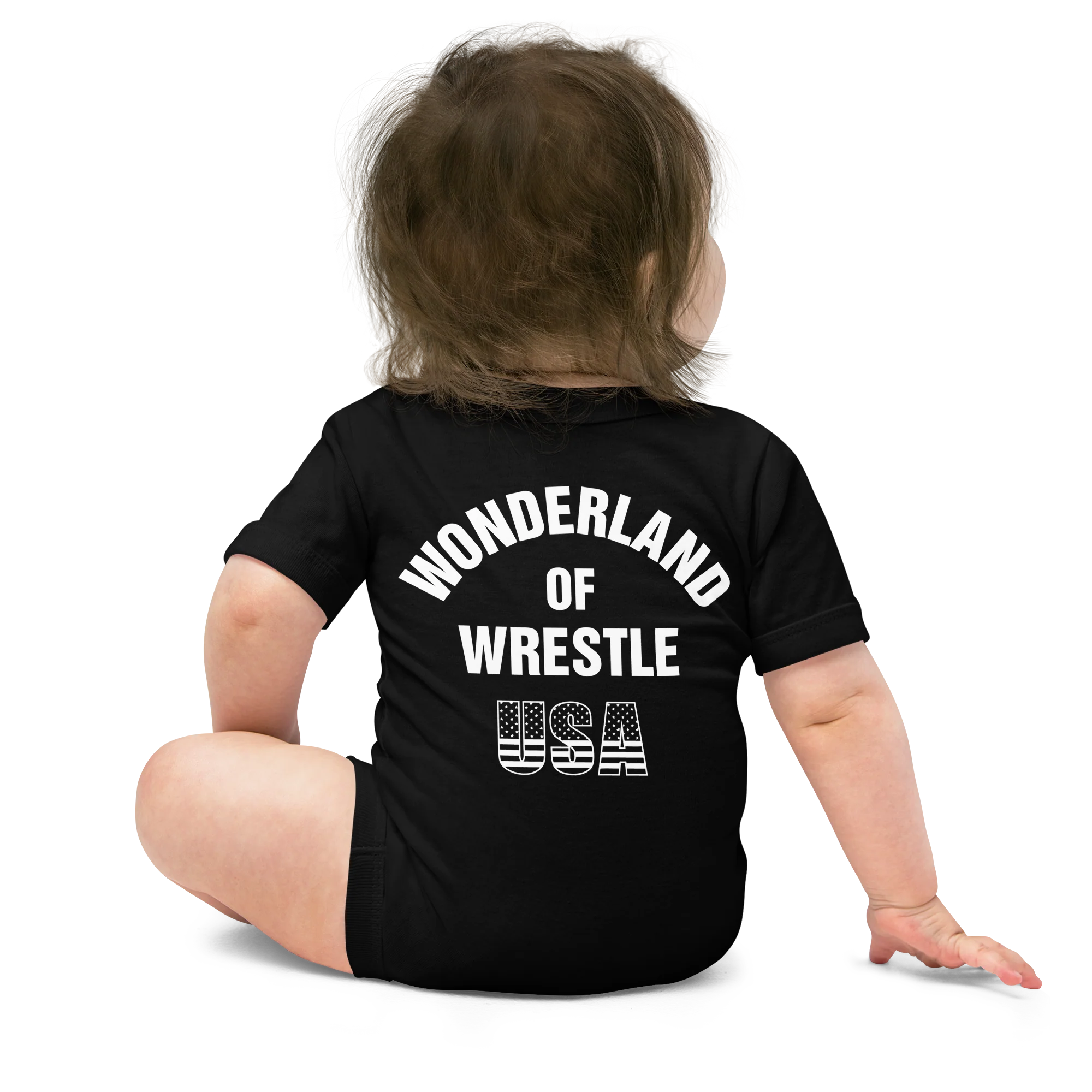 Lion Mark Baby short sleeve one piece (Blue&White) - Image 8