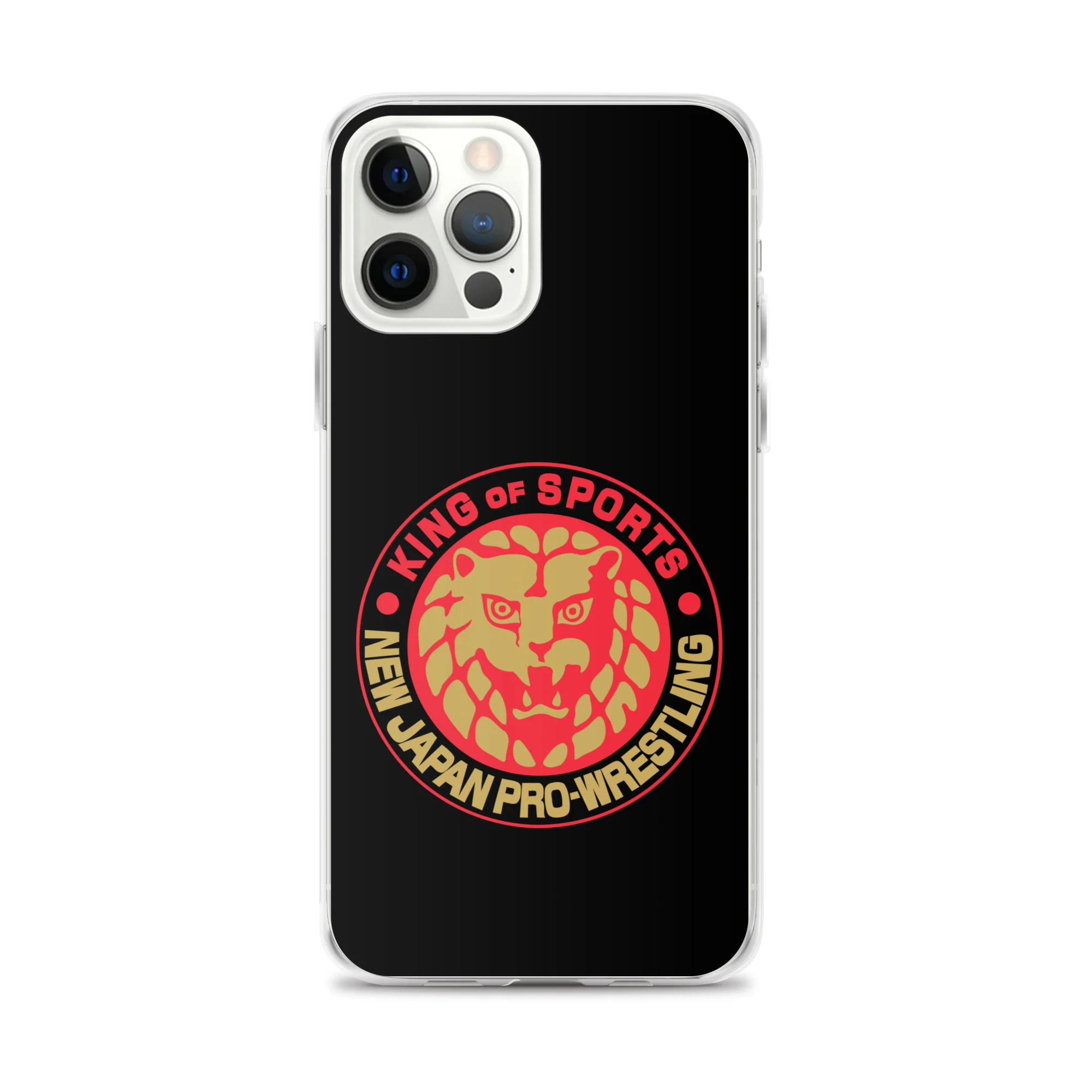 Lion Mark Clear Case for iPhone® (Black & Red & Gold) - Image 10