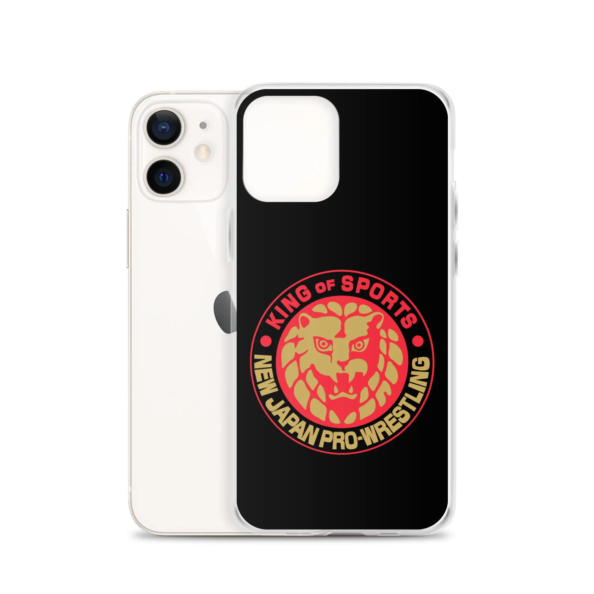 Lion Mark Clear Case for iPhone® (Black & Red & Gold) - Image 15