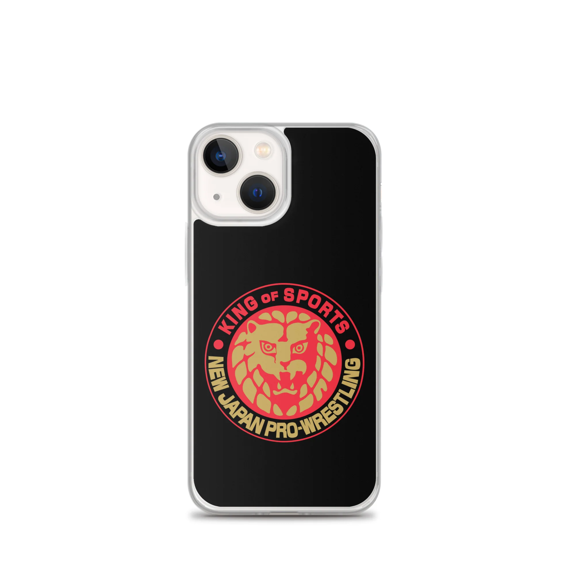 Lion Mark Clear Case for iPhone® (Black & Red & Gold) - Image 16
