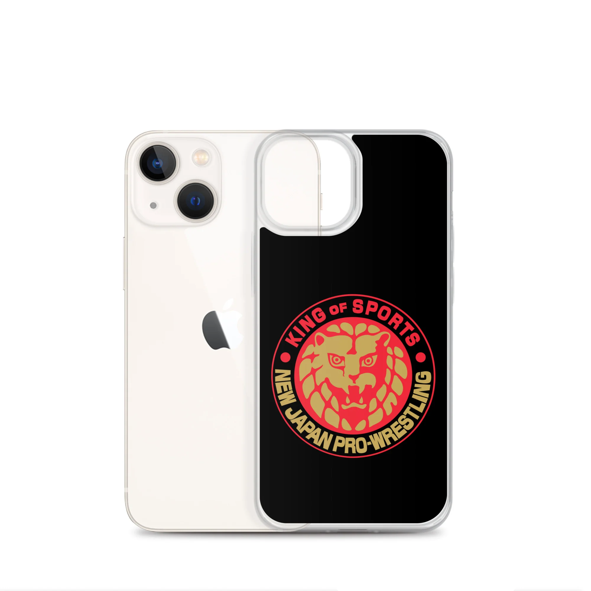 Lion Mark Clear Case for iPhone® (Black & Red & Gold) - Image 17