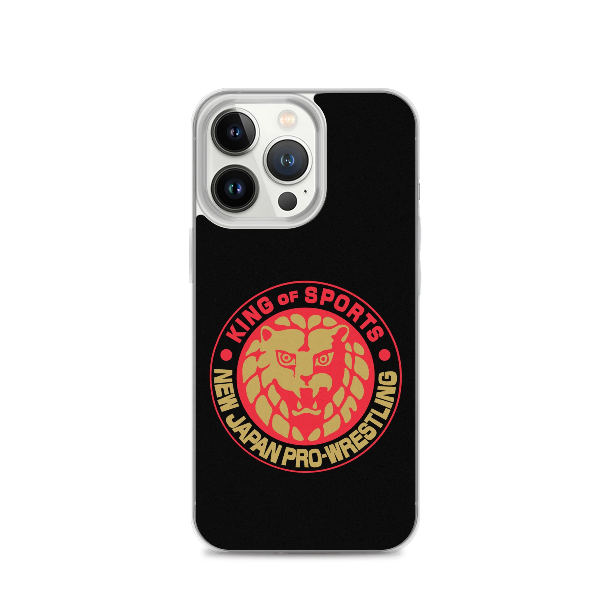 Lion Mark Clear Case for iPhone® (Black & Red & Gold) - Image 20