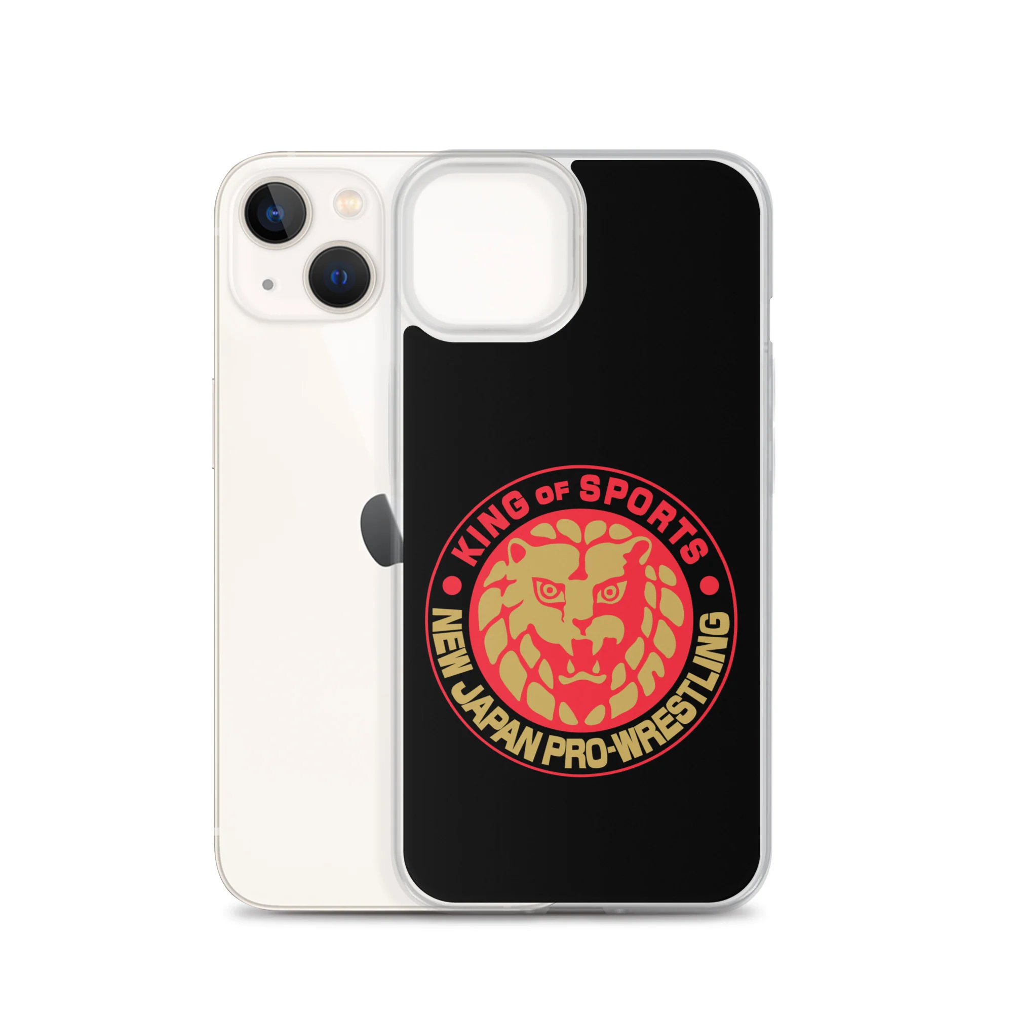 Lion Mark Clear Case for iPhone® (Black & Red & Gold) - Image 23