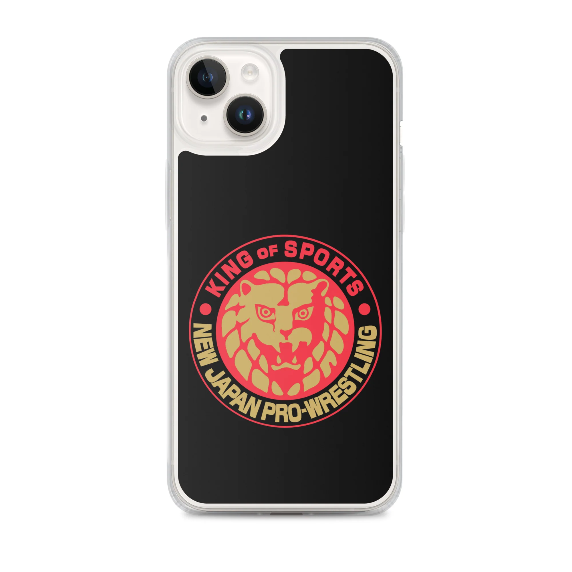 Lion Mark Clear Case for iPhone® (Black & Red & Gold) - Image 24