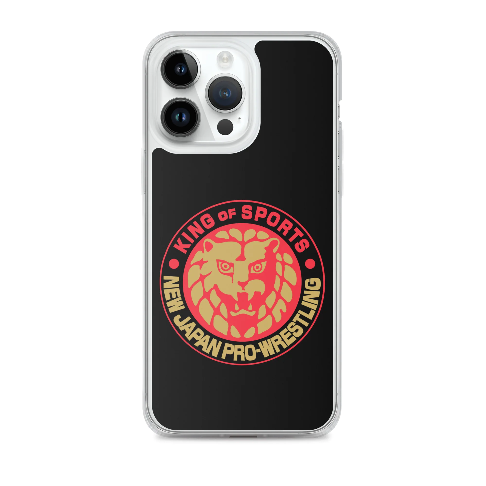 Lion Mark Clear Case for iPhone® (Black & Red & Gold) - Image 26
