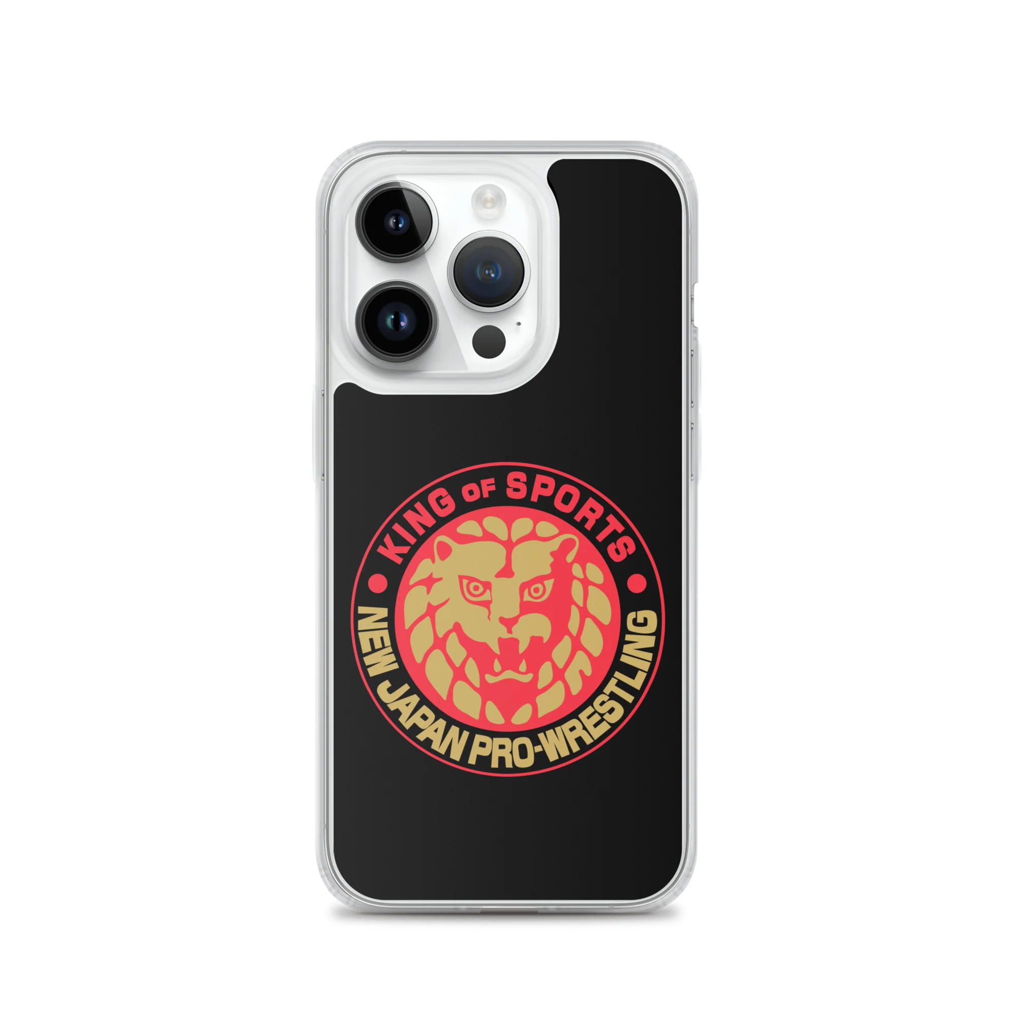 Lion Mark Clear Case for iPhone® (Black & Red & Gold) - Image 28