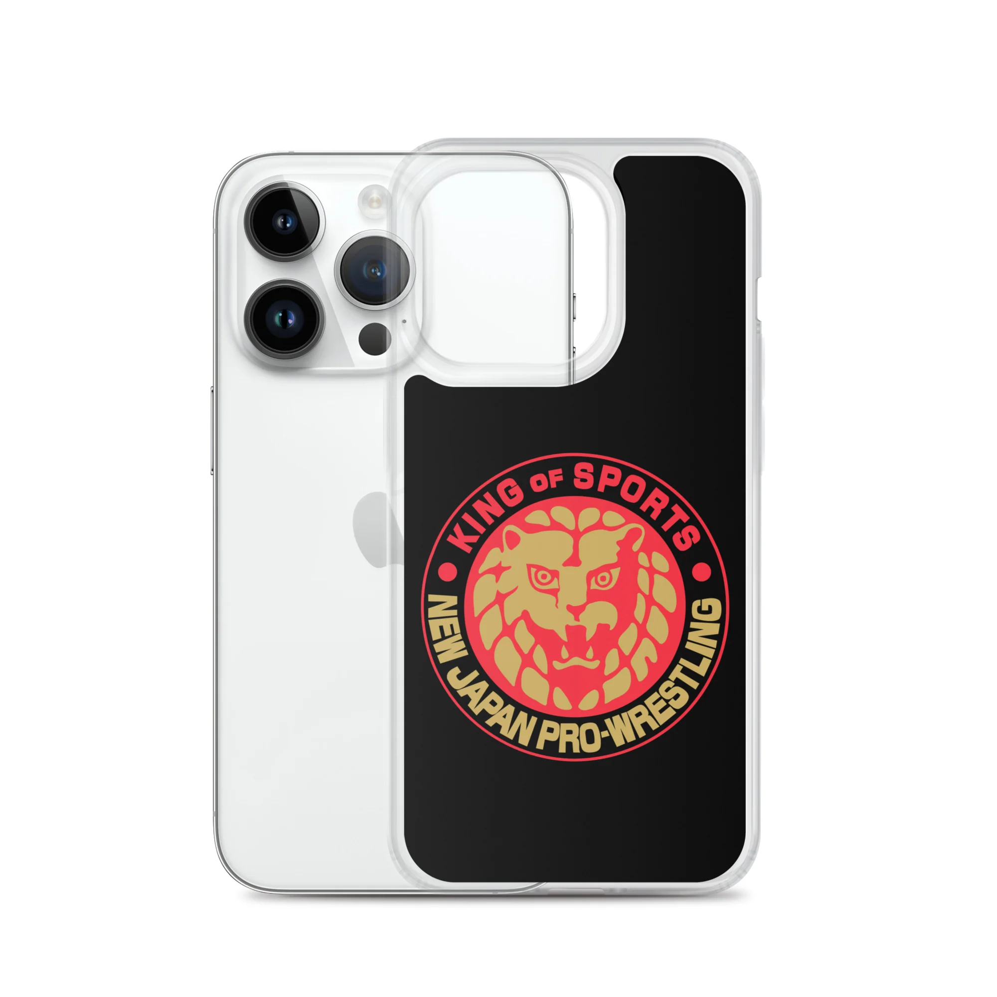 Lion Mark Clear Case for iPhone® (Black & Red & Gold) - Image 29