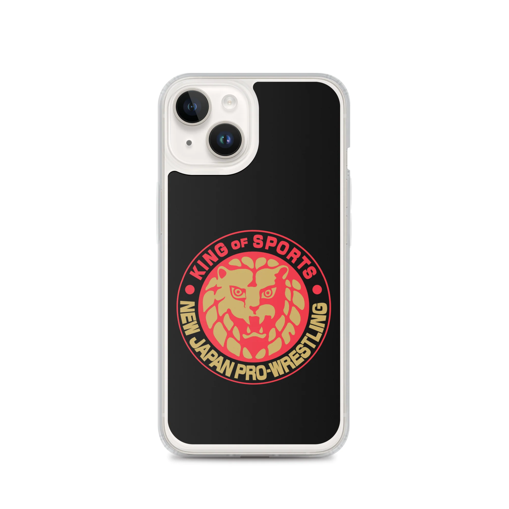 Lion Mark Clear Case for iPhone® (Black & Red & Gold) - Image 30