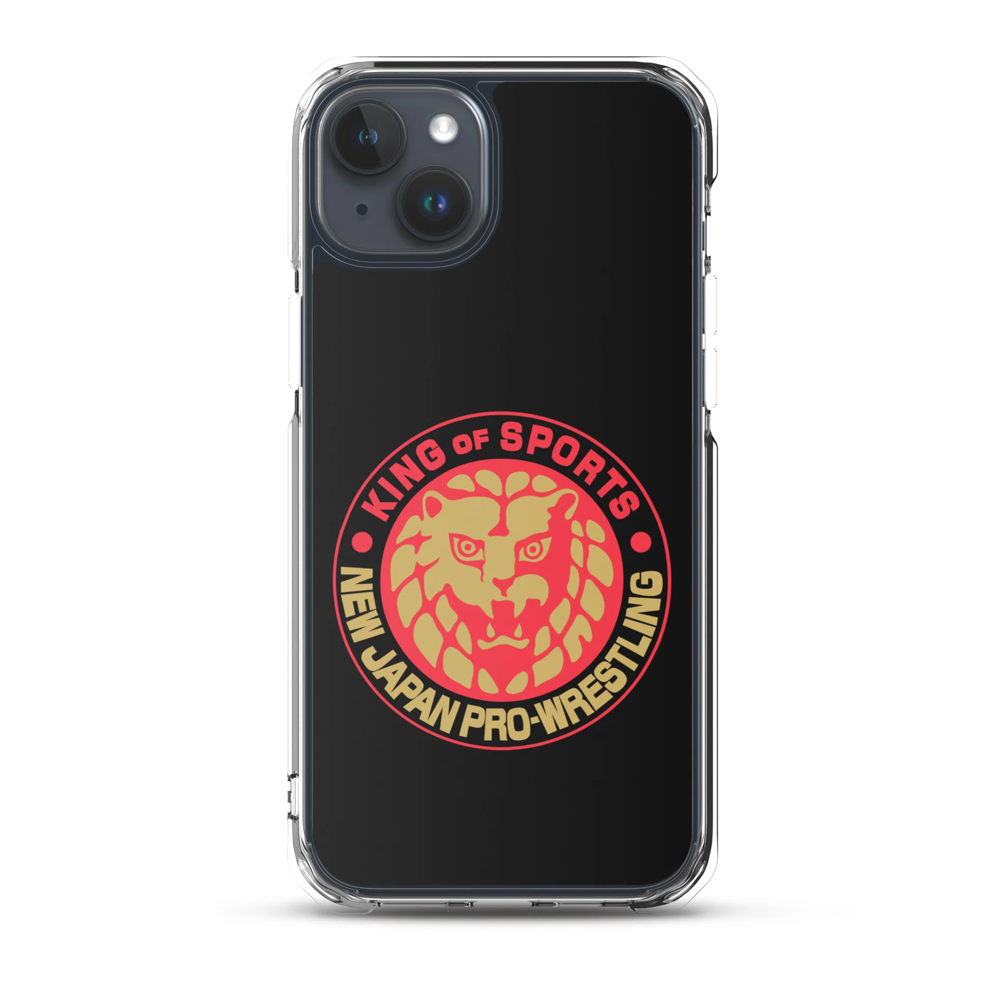 Lion Mark Clear Case for iPhone® (Black & Red & Gold) - Image 32