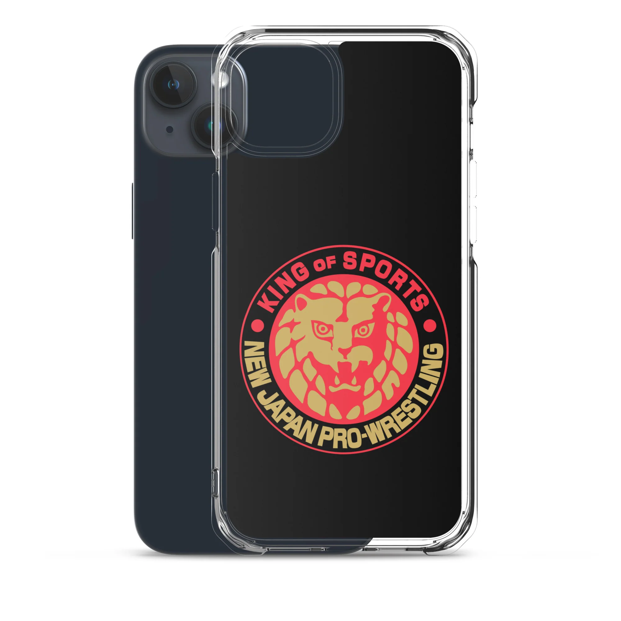 Lion Mark Clear Case for iPhone® (Black & Red & Gold) - Image 33
