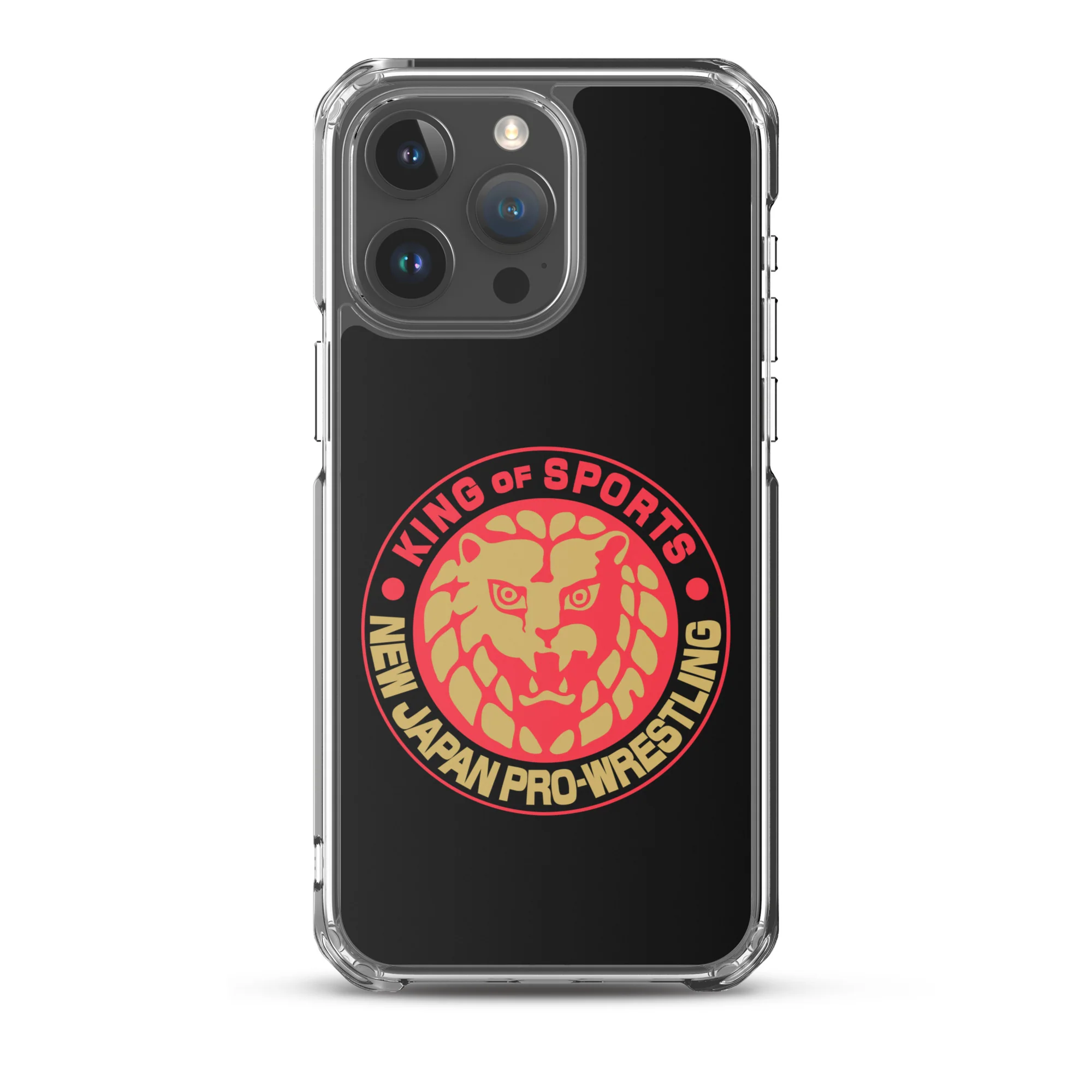 Lion Mark Clear Case for iPhone® (Black & Red & Gold) - Image 34