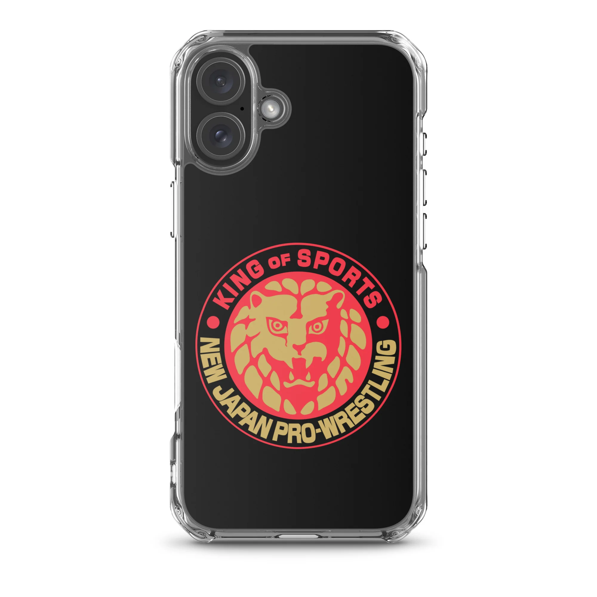 Lion Mark Clear Case for iPhone® (Black & Red & Gold) - Image 40