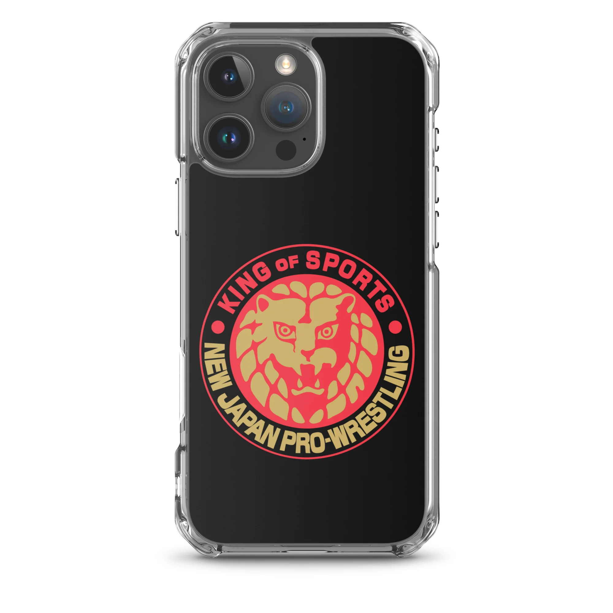 Lion Mark Clear Case for iPhone® (Black & Red & Gold) - Image 42