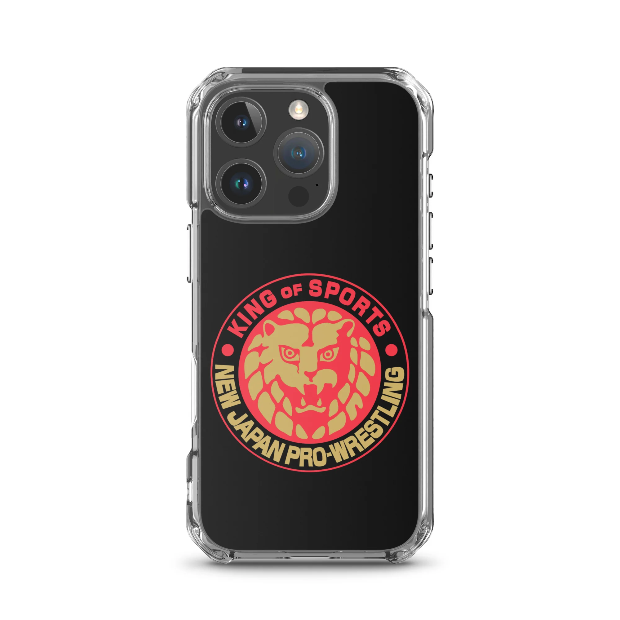 Lion Mark Clear Case for iPhone® (Black & Red & Gold) - Image 44