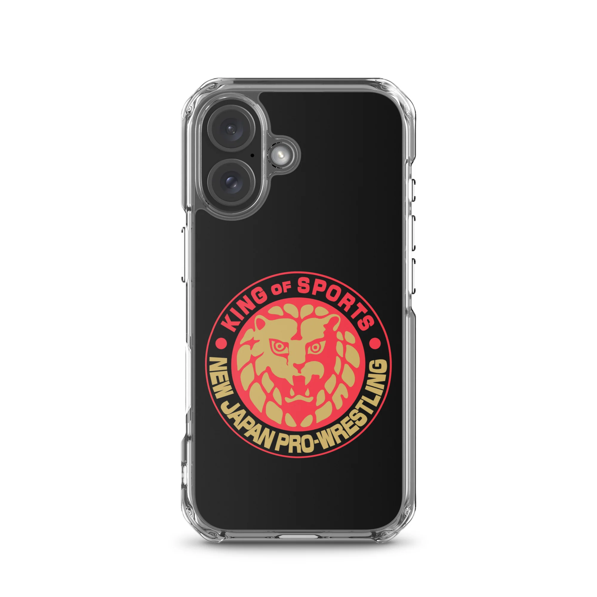 Lion Mark Clear Case for iPhone® (Black & Red & Gold) - Image 46