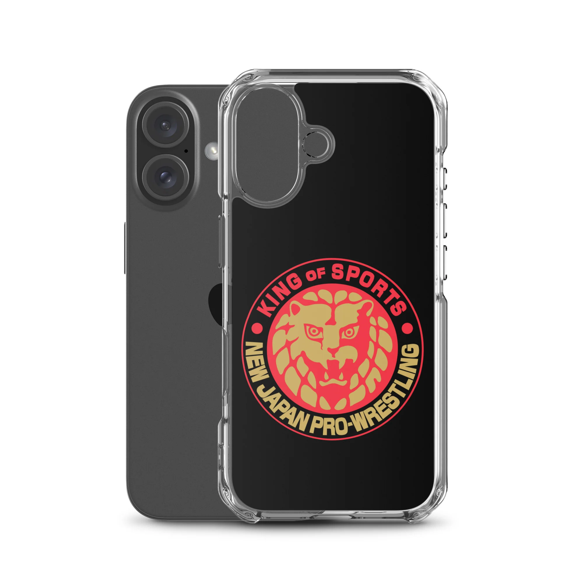 Lion Mark Clear Case for iPhone® (Black & Red & Gold) - Image 47