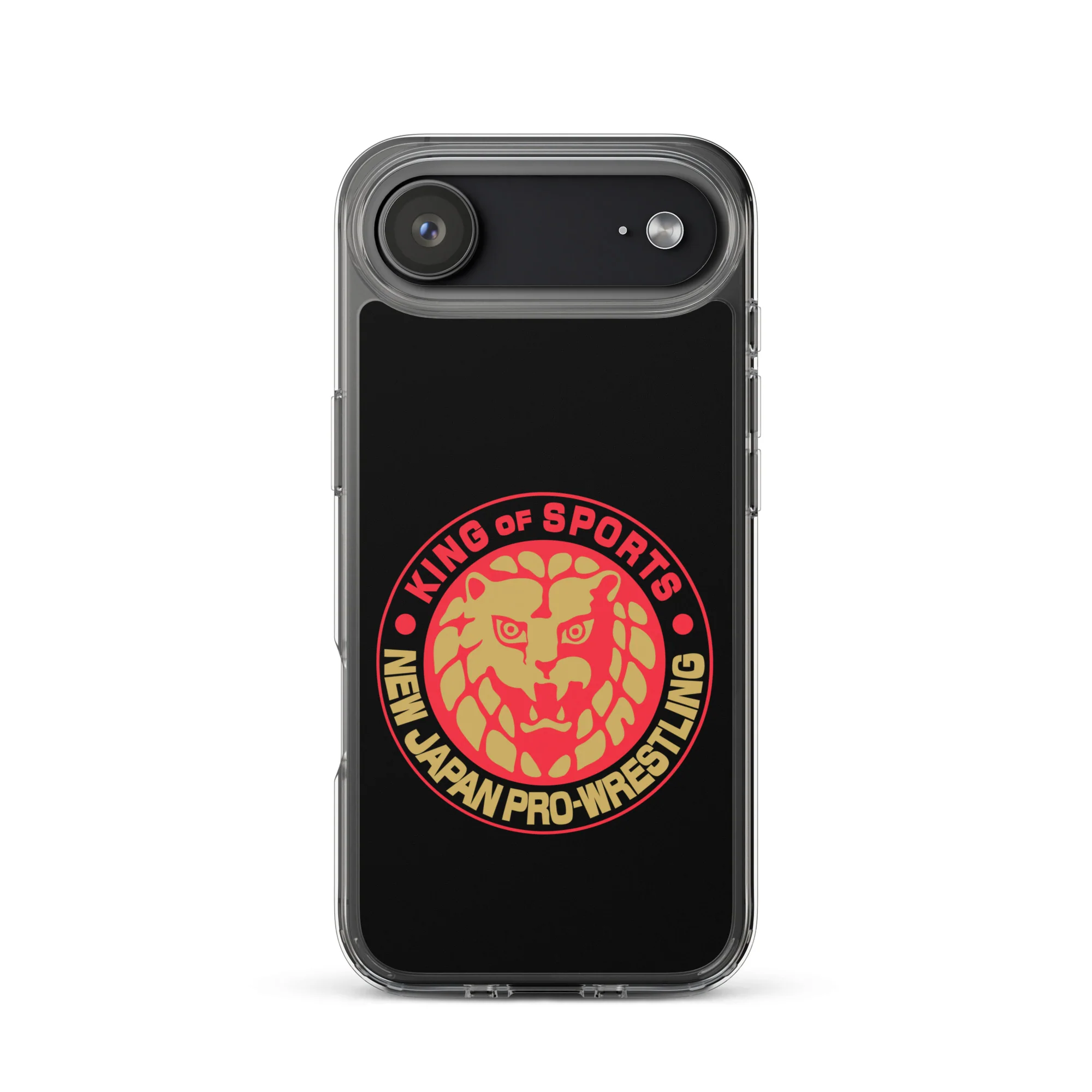 Lion Mark Clear Case for iPhone® (Black & Red & Gold) - Image 48
